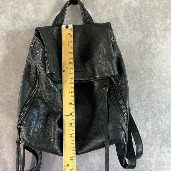 Aimee Kestenberg Backpack Black Pebbled Leather Designer Hobo Bag **See Desc** - Picture 13 of 16